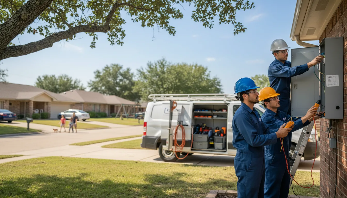 Certified electrician providing emergency electrical services in Faith, SD